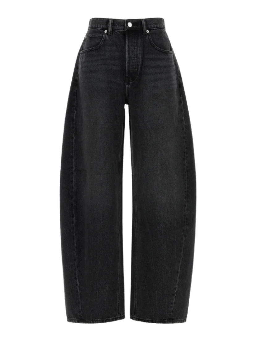 BLOW UP JEAN W CRYSTAL HOTFIX AT BACK POCKETS
