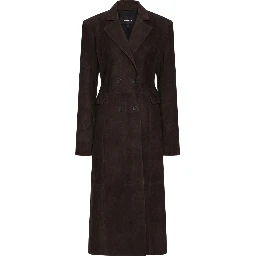 SUEDE LONG COAT
