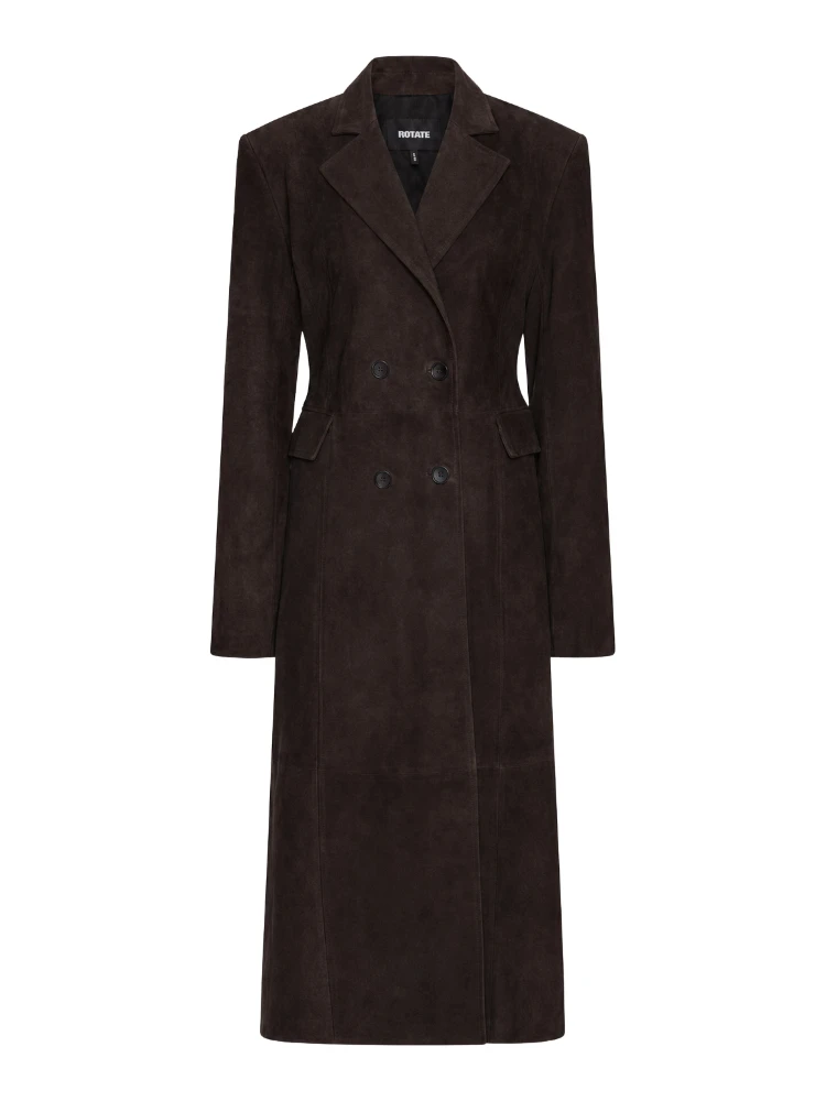 SUEDE LONG COAT