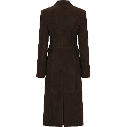 SUEDE LONG COAT