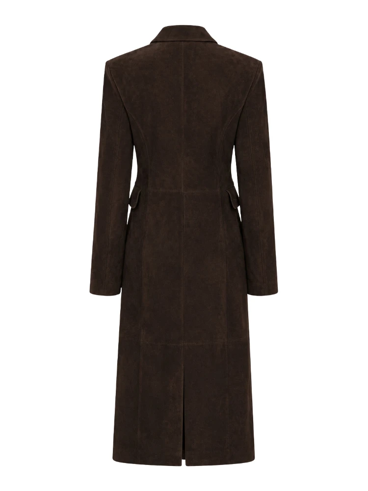 SUEDE LONG COAT alternative