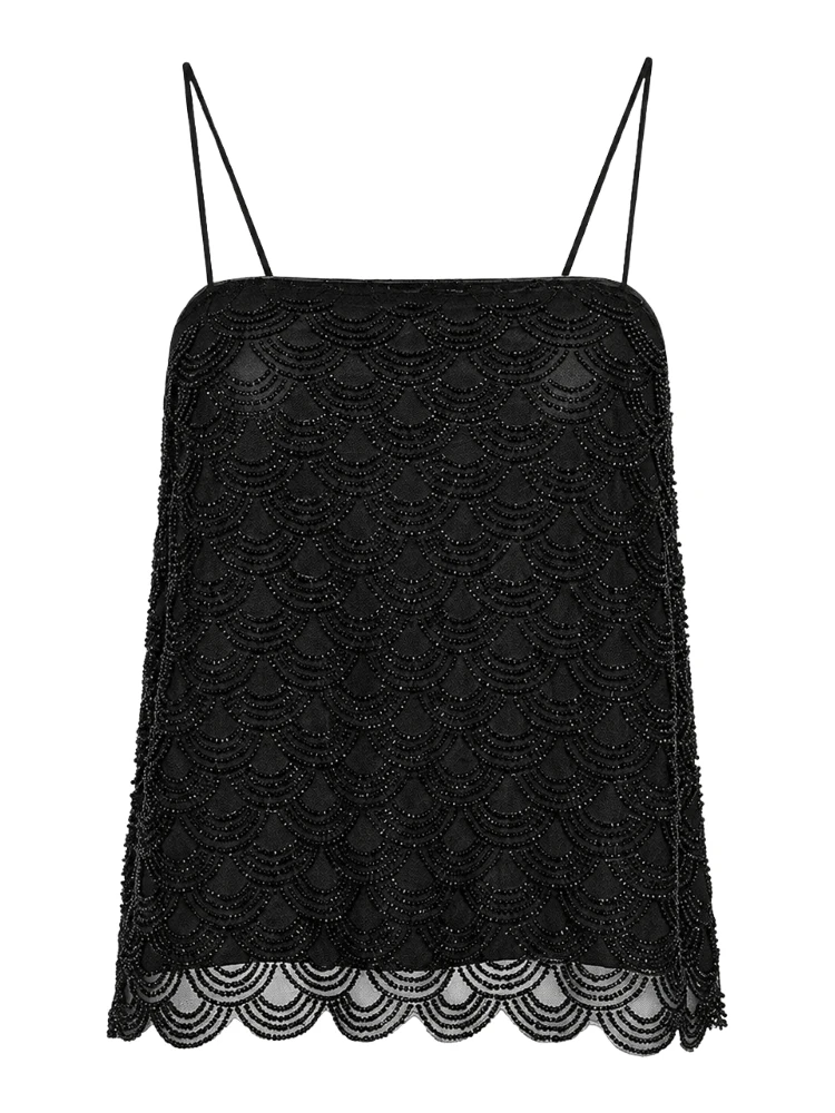 SEQUINS SLIP TOP