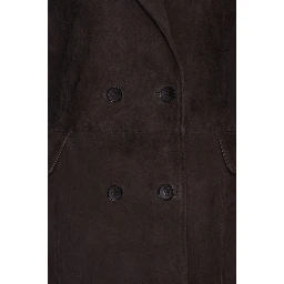 SUEDE LONG COAT