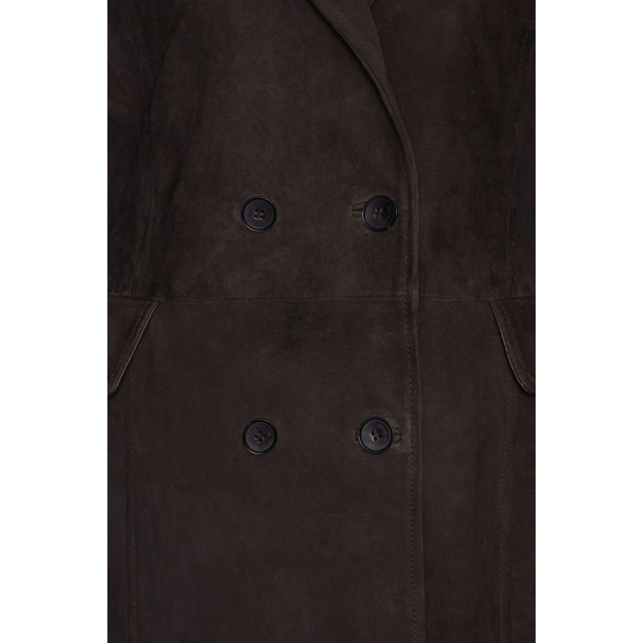 SUEDE LONG COAT