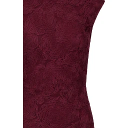 FLOWER MESH MAXI DRESS