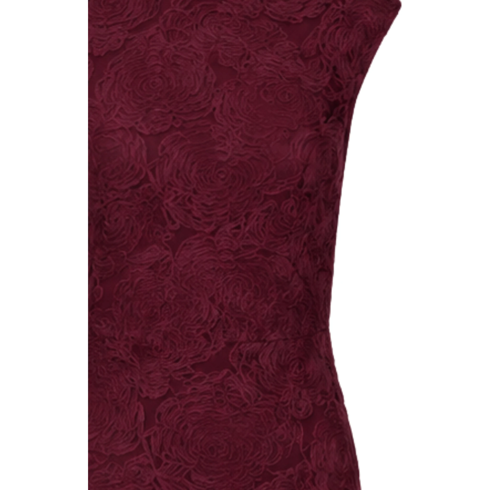 FLOWER MESH MAXI DRESS