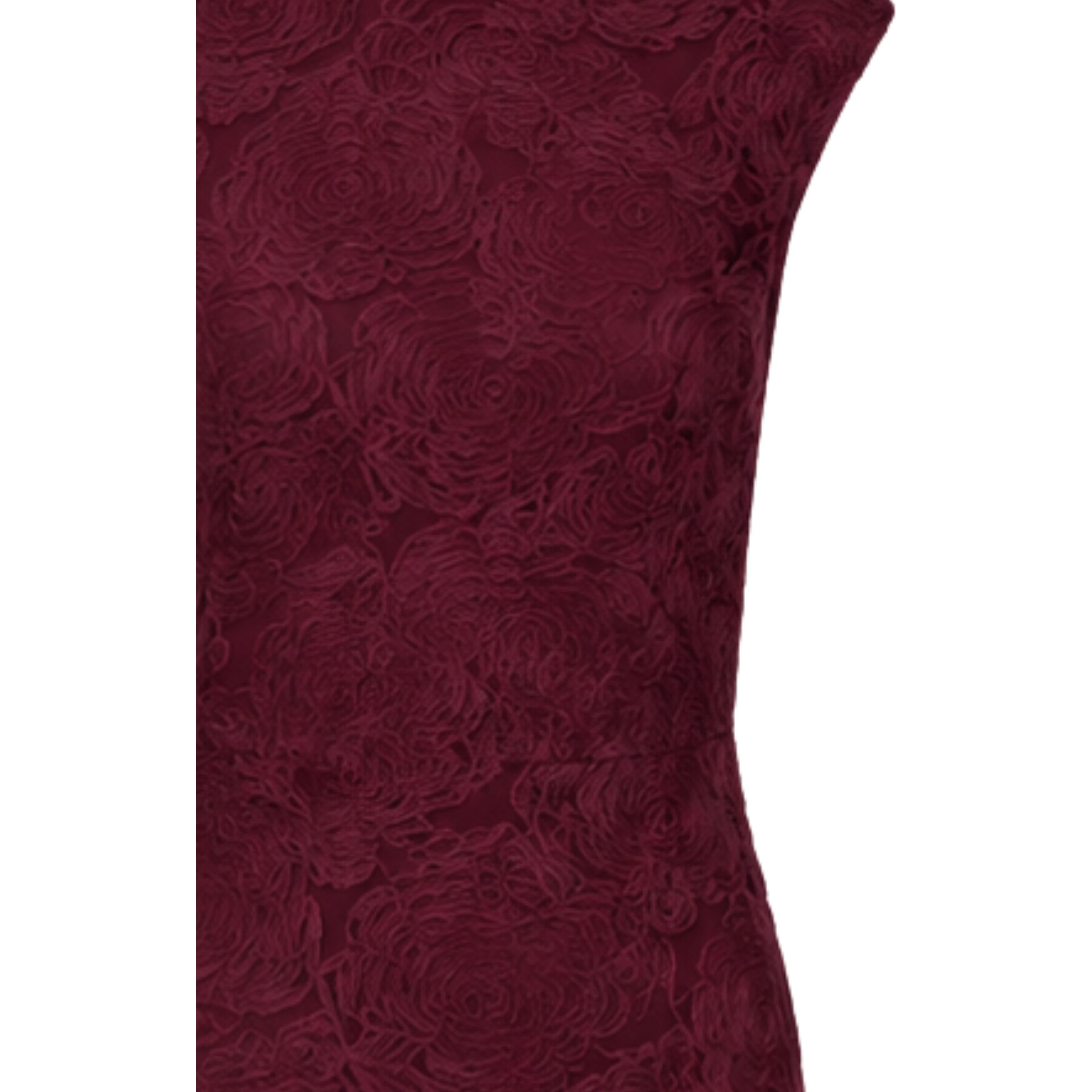 FLOWER MESH MAXI DRESS
