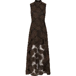 3D FLOWER MAXI DRESS
