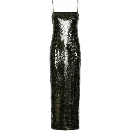 SEQUINS MAXI SLIP DRESS