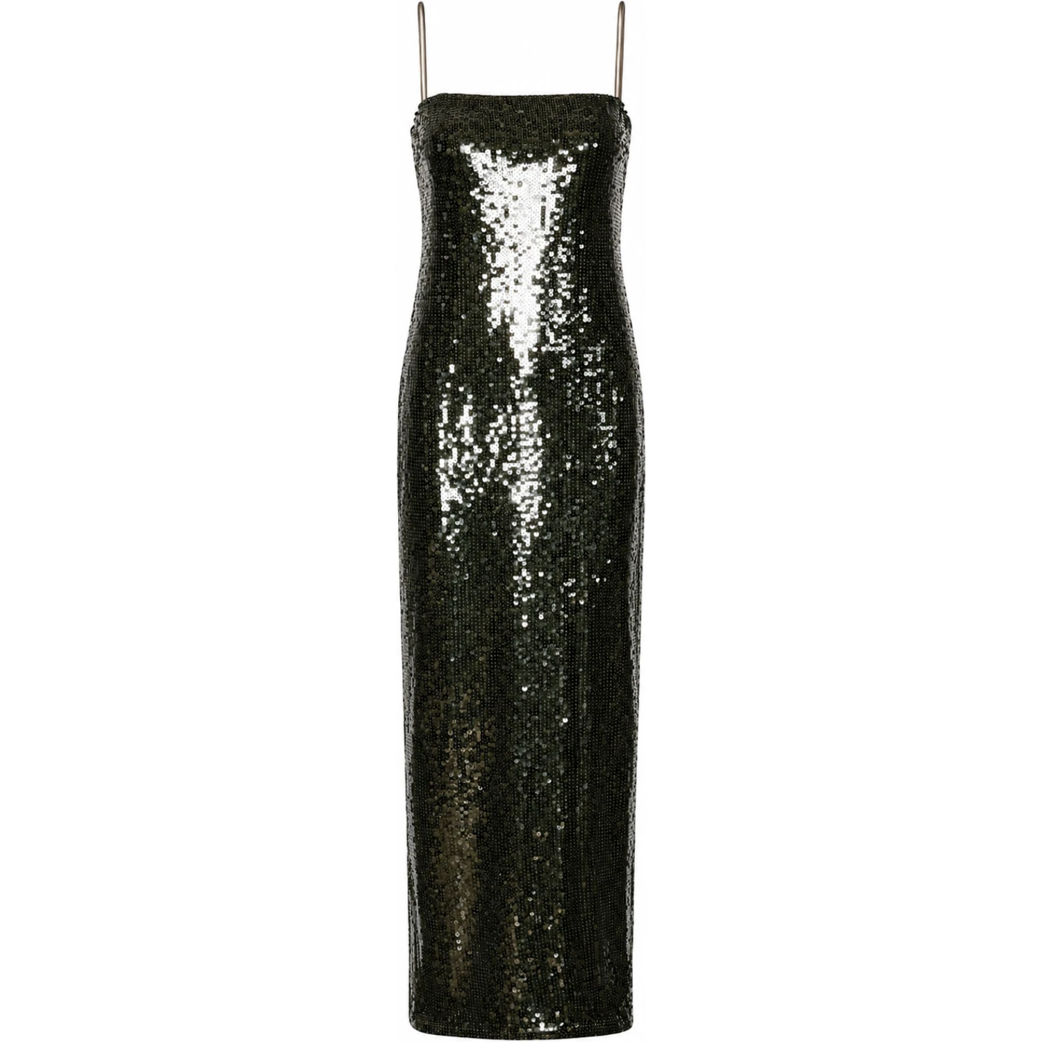 SEQUINS MAXI SLIP DRESS