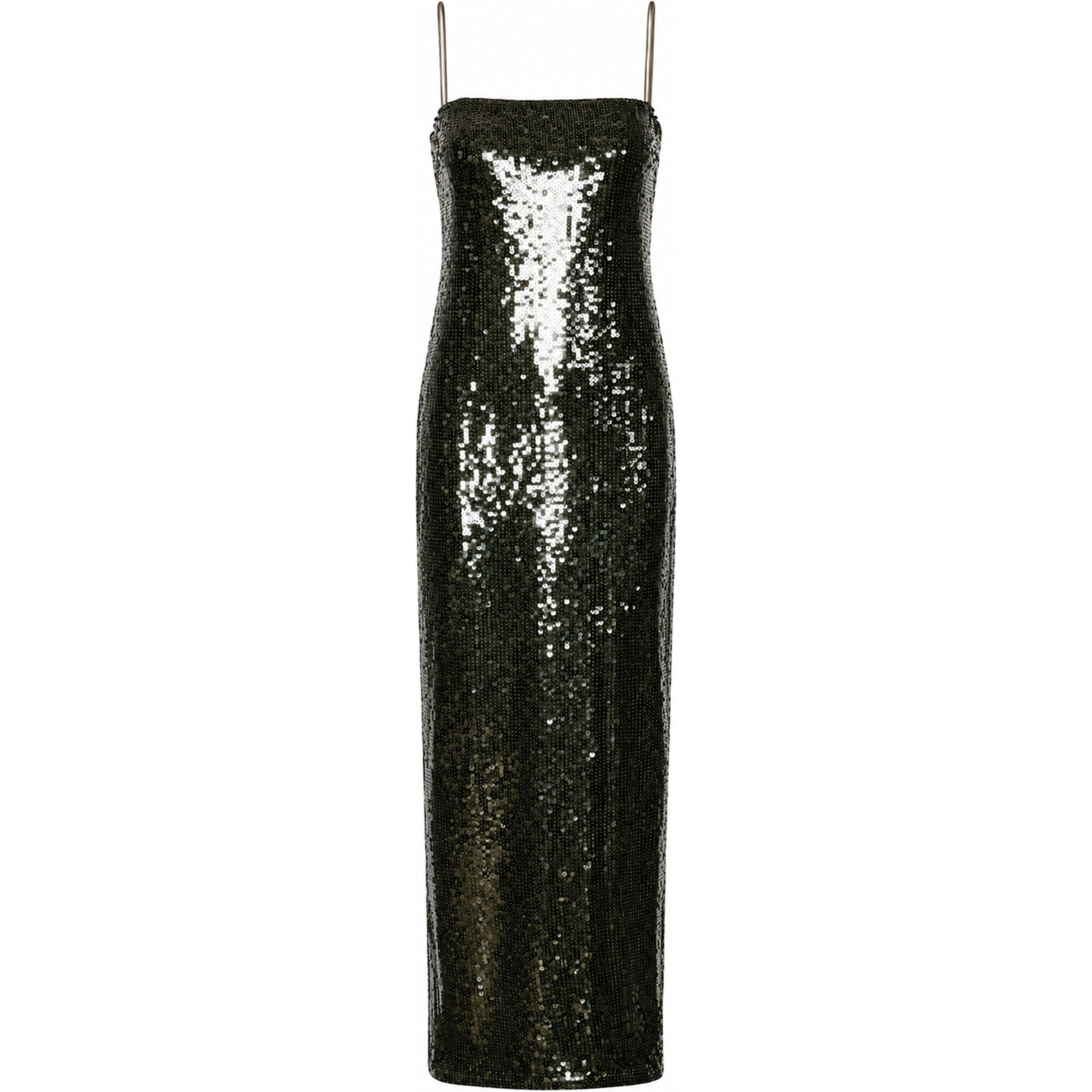 SEQUINS MAXI SLIP DRESS