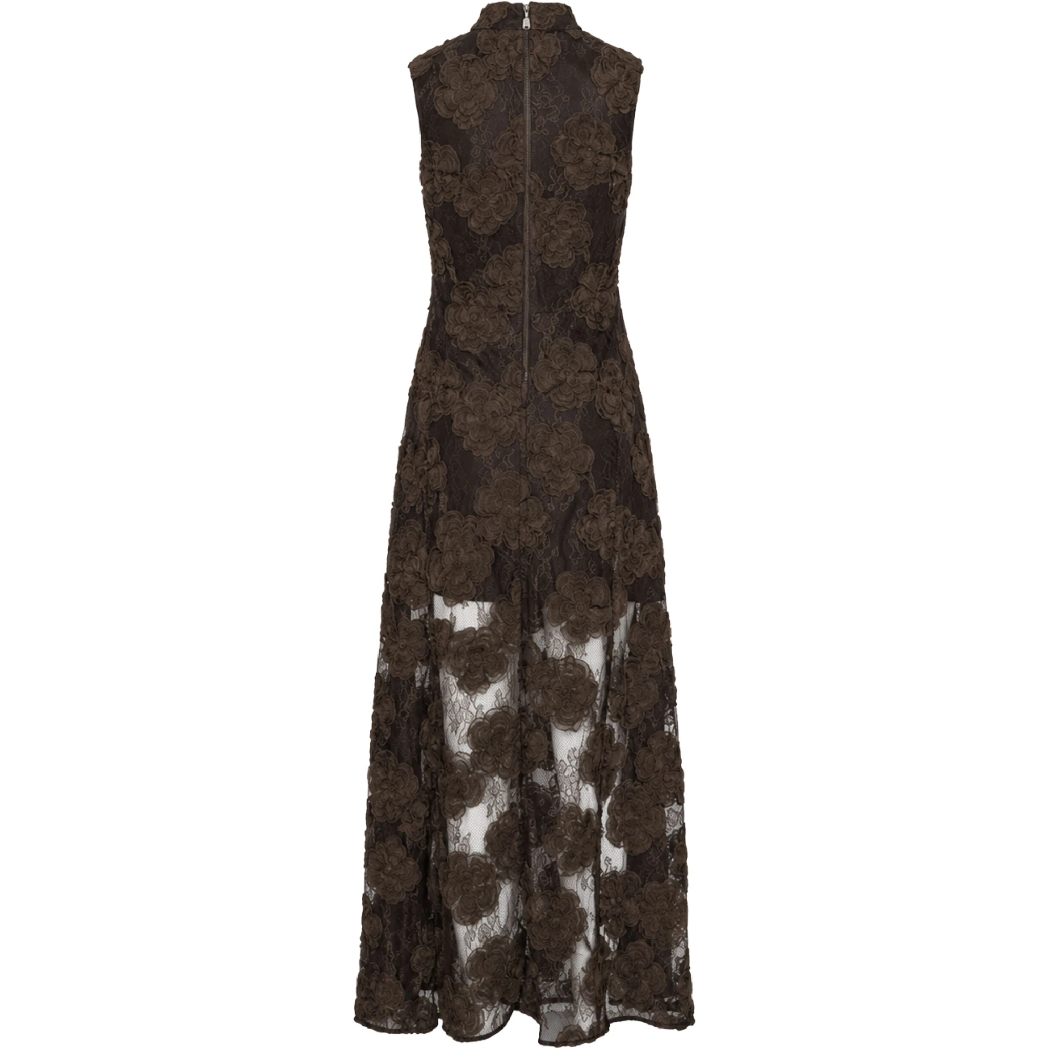 3D FLOWER MAXI DRESS