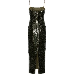SEQUINS MAXI SLIP DRESS