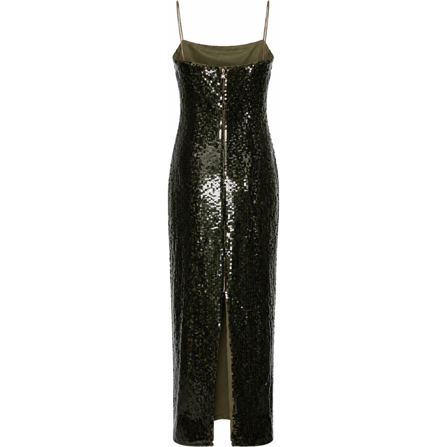 SEQUINS MAXI SLIP DRESS