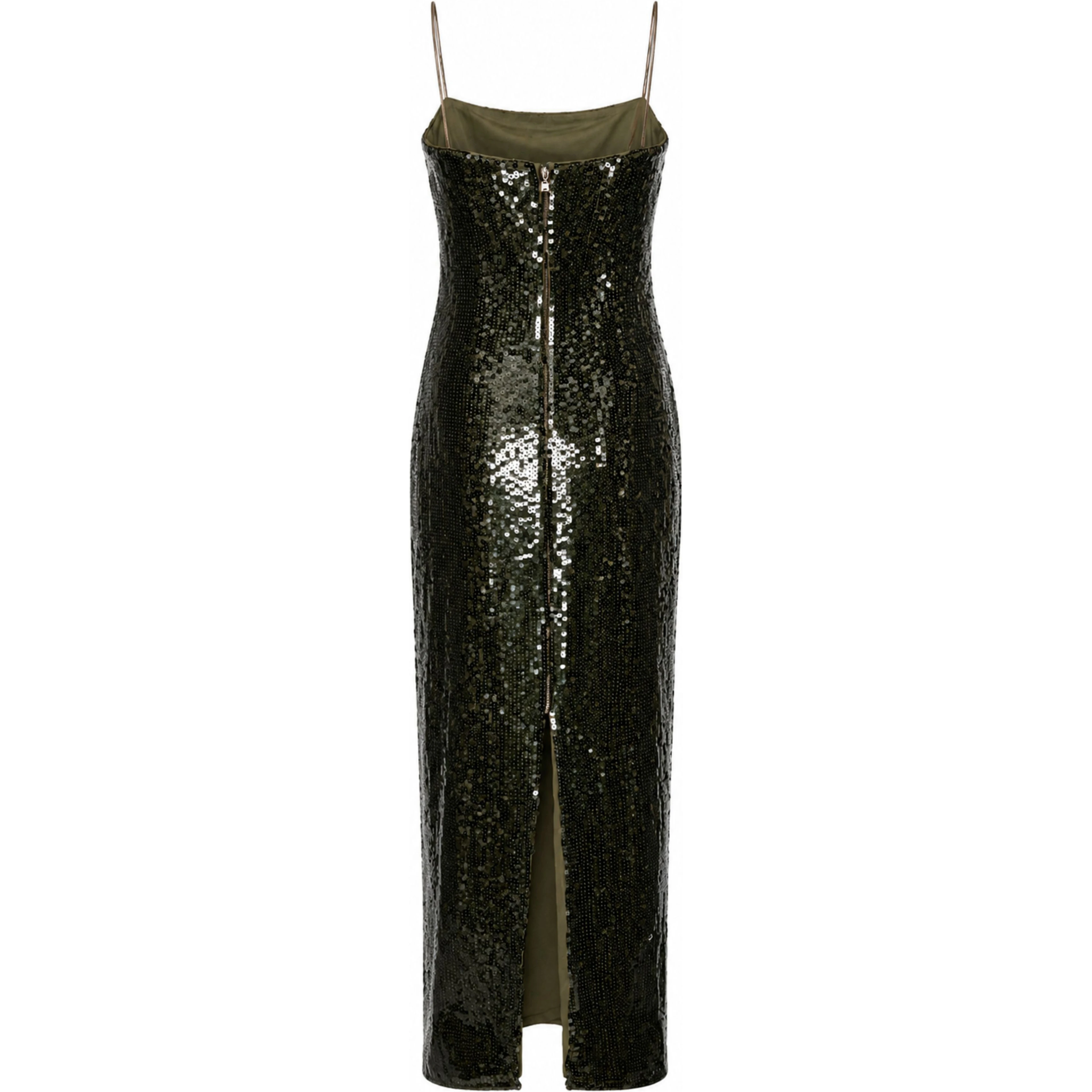 SEQUINS MAXI SLIP DRESS