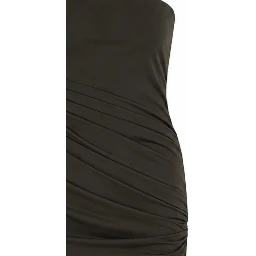 DRAPED ONE SHOULDER DRESS