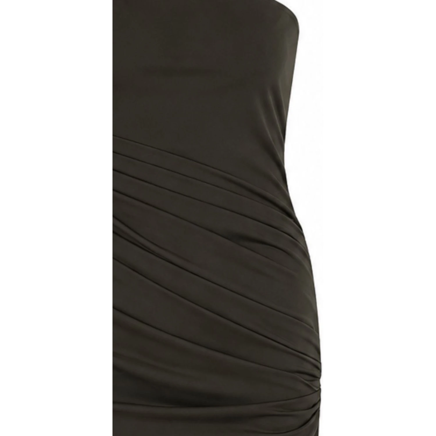 DRAPED ONE SHOULDER DRESS