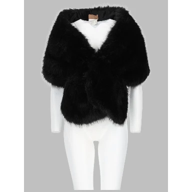faux fur stoles