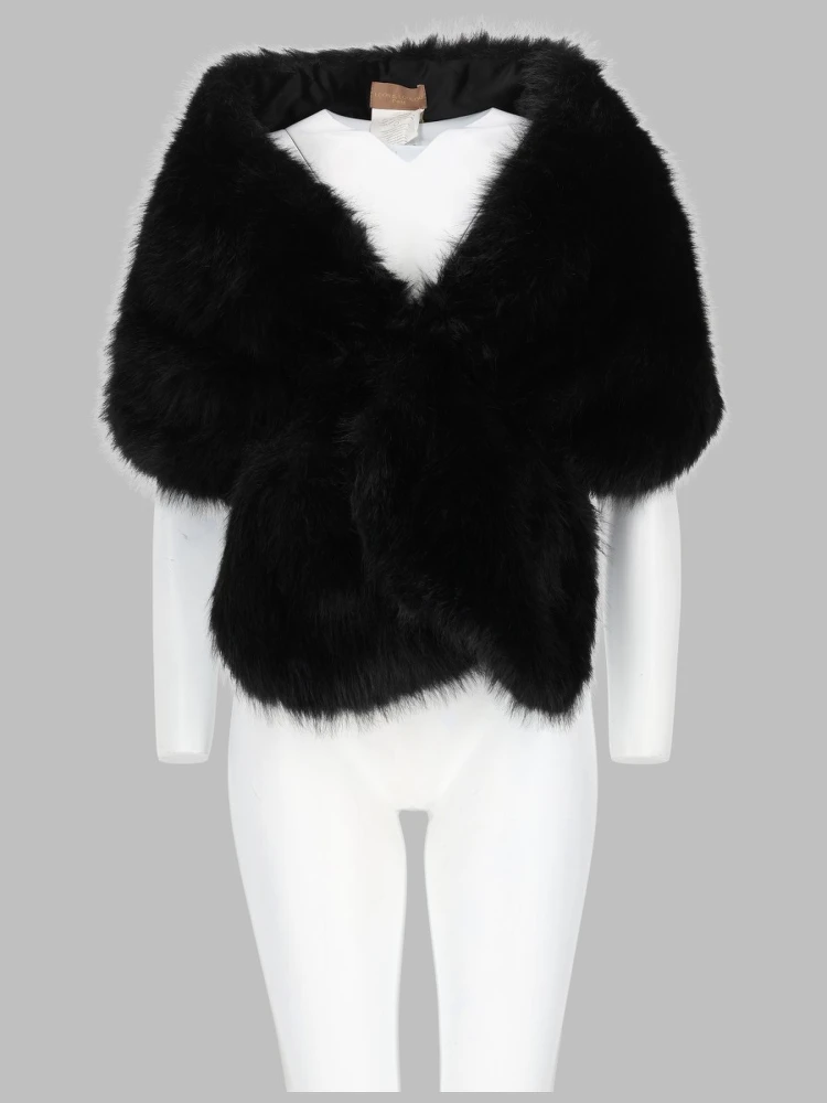 faux fur stoles