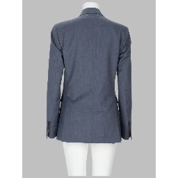 baby blue double breasted blazer