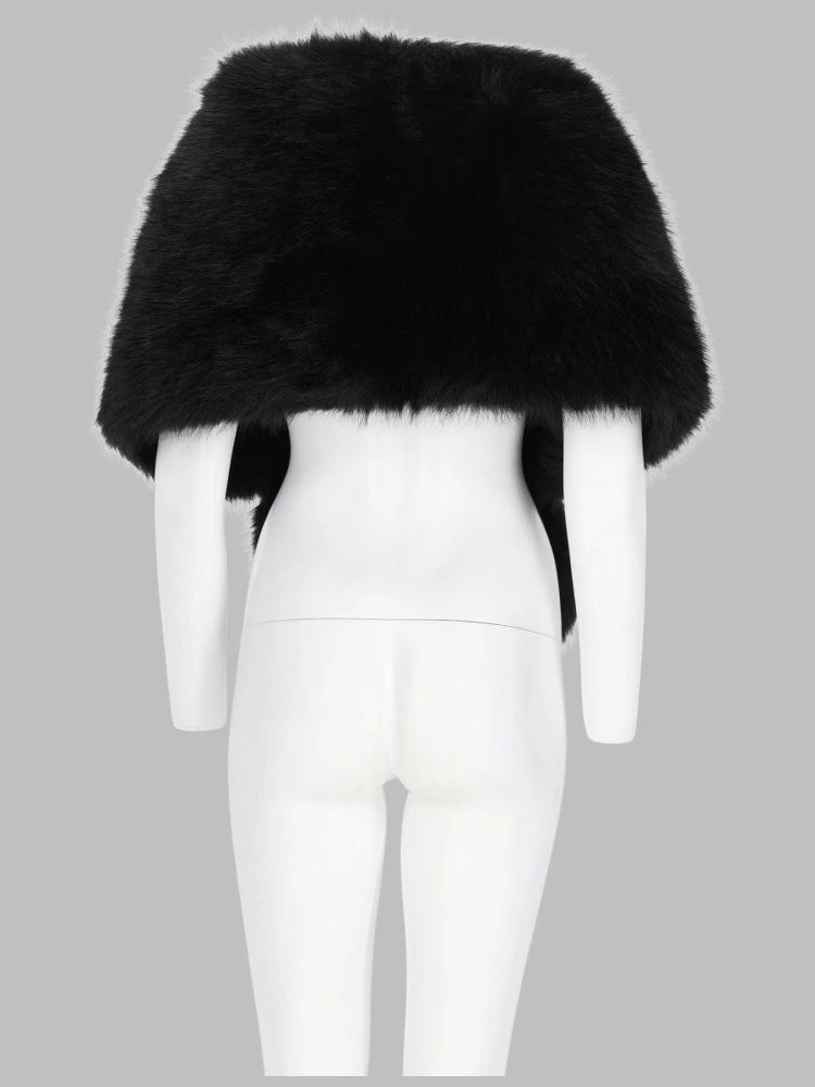 faux fur stoles alternative