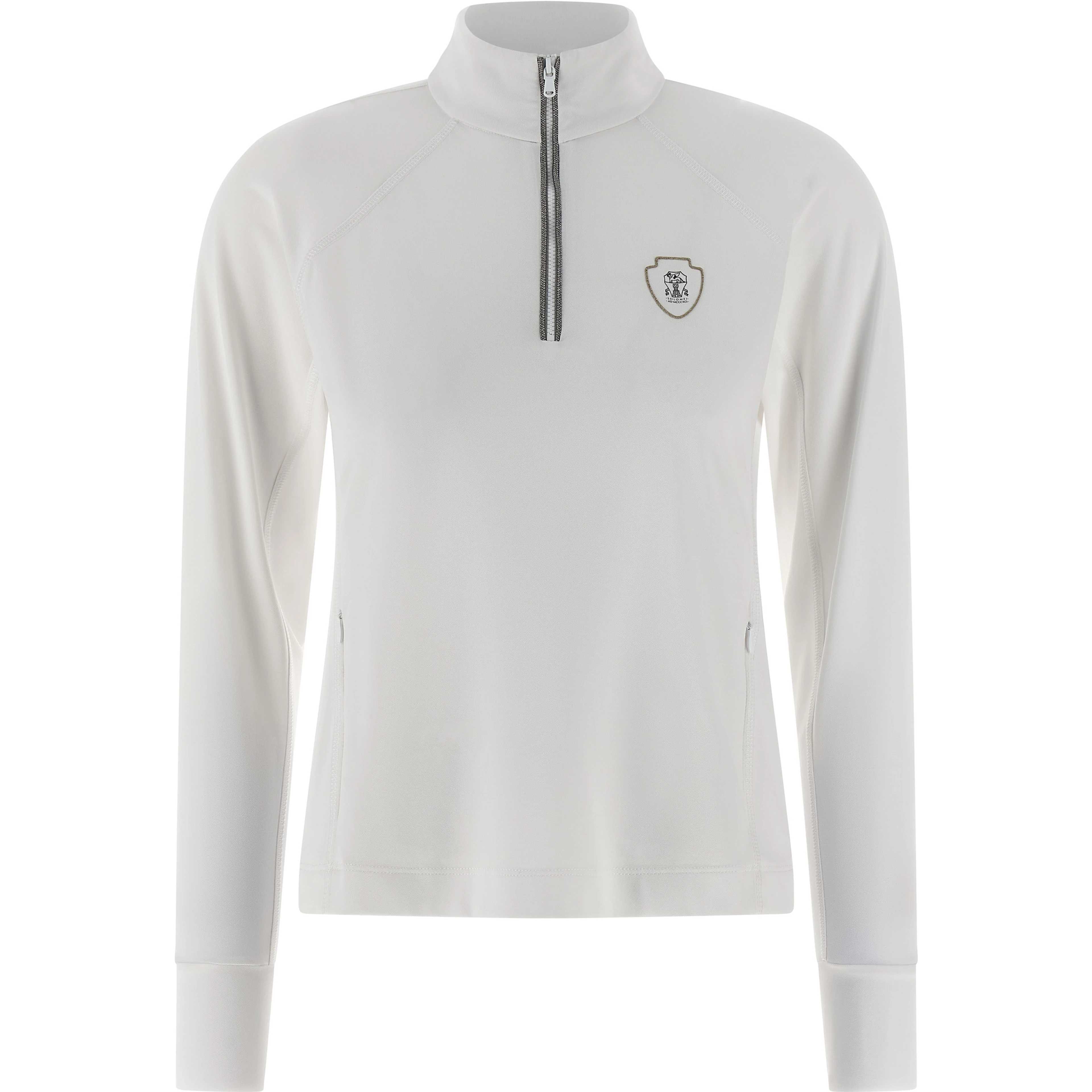 White Polyamide Cardigan
