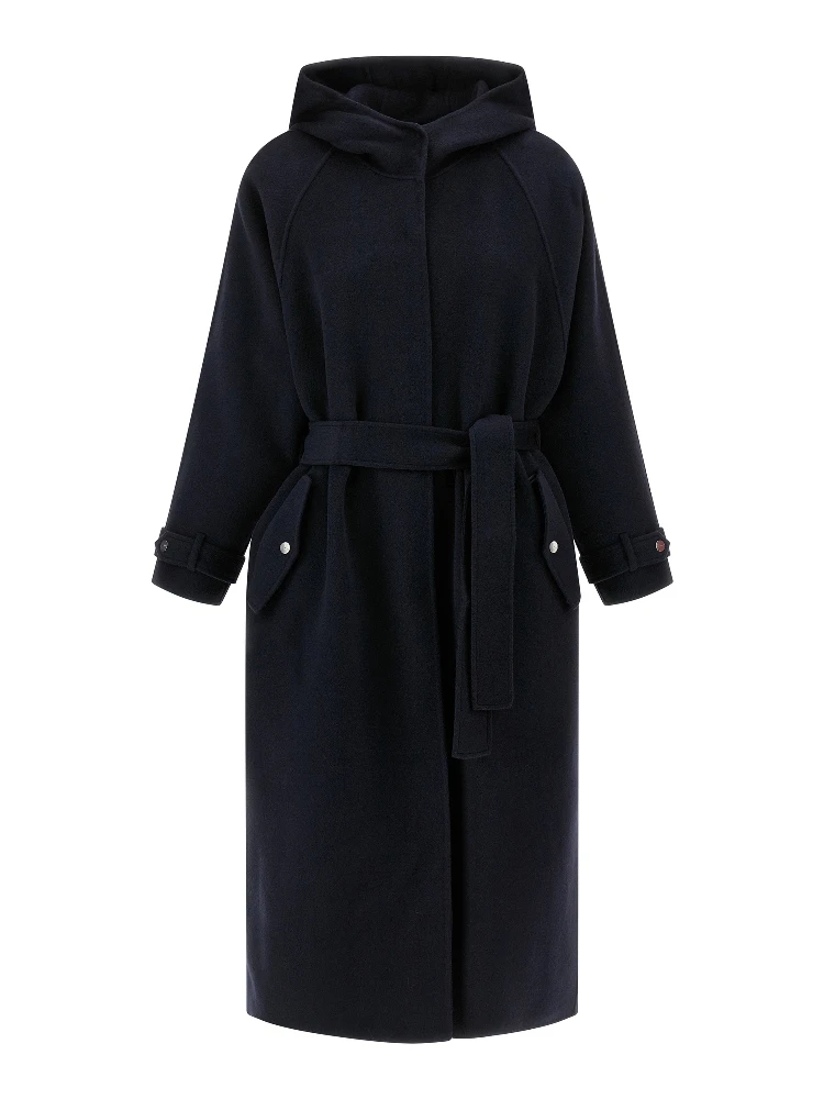 Blue Polyamide Coat