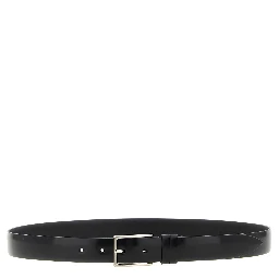 Black Leather Regular Belt