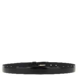 Black Leather Regular Belt
