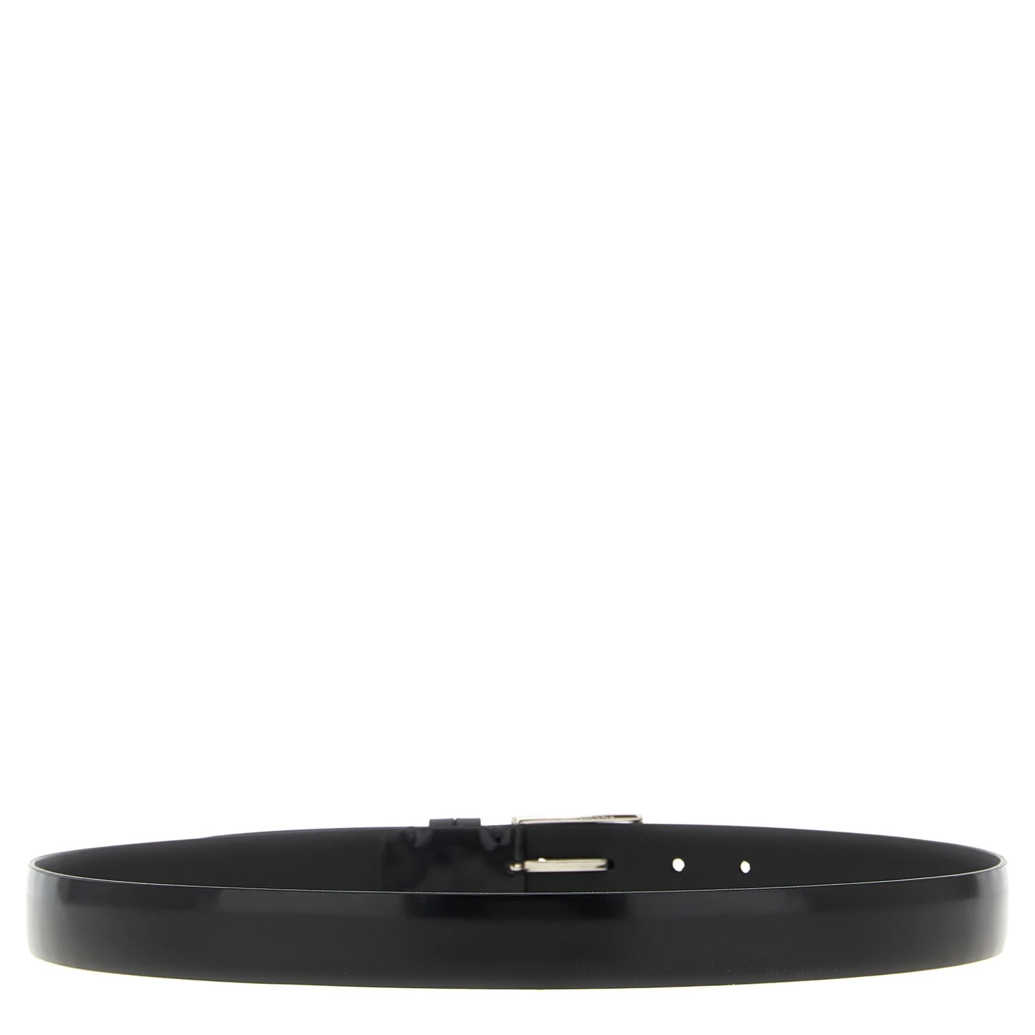 Black Leather Regular Belt
