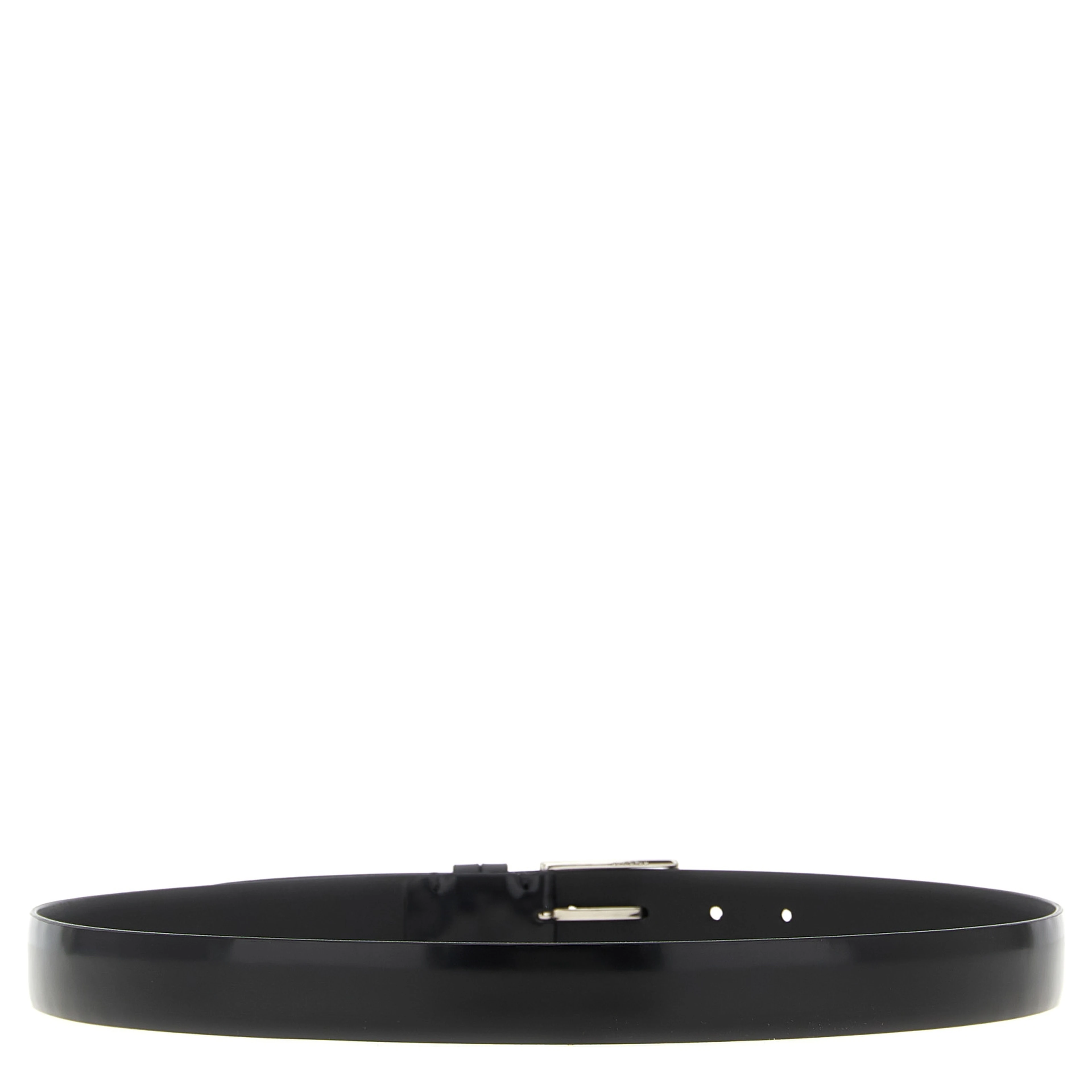Black Leather Regular Belt