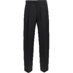 Black Polyester Dress Pants