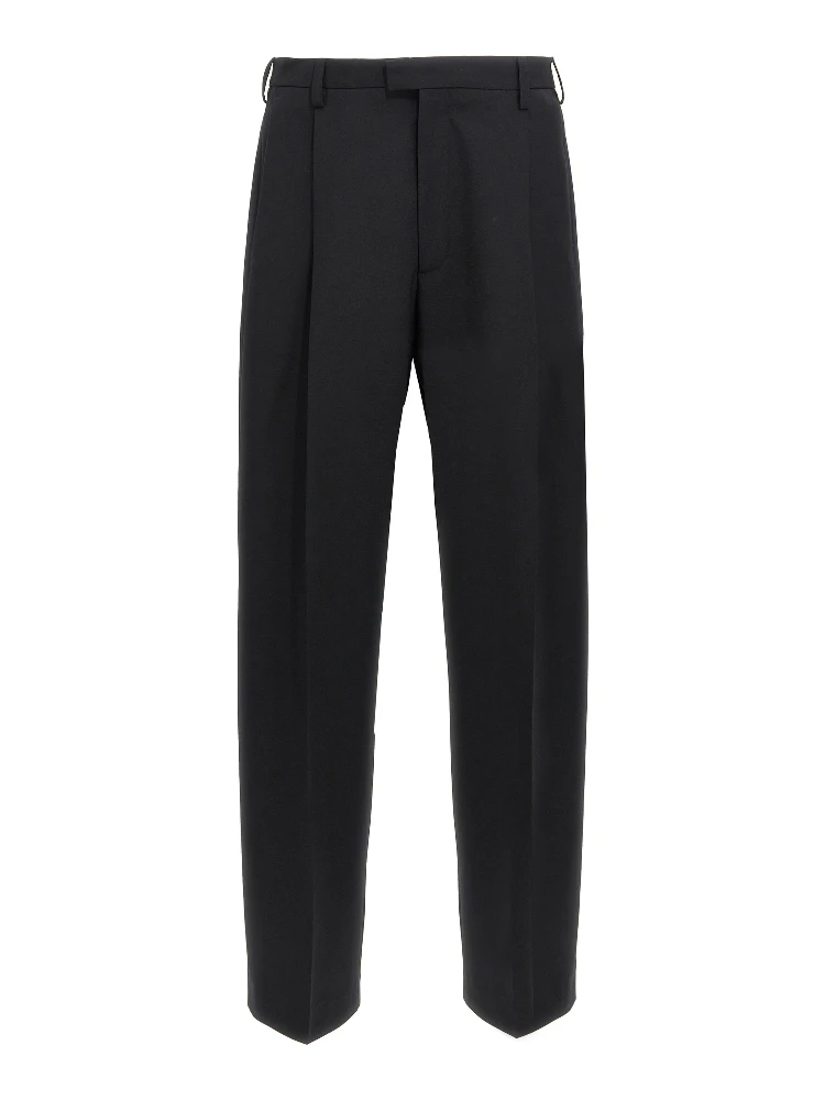 Black Polyester Dress Pants