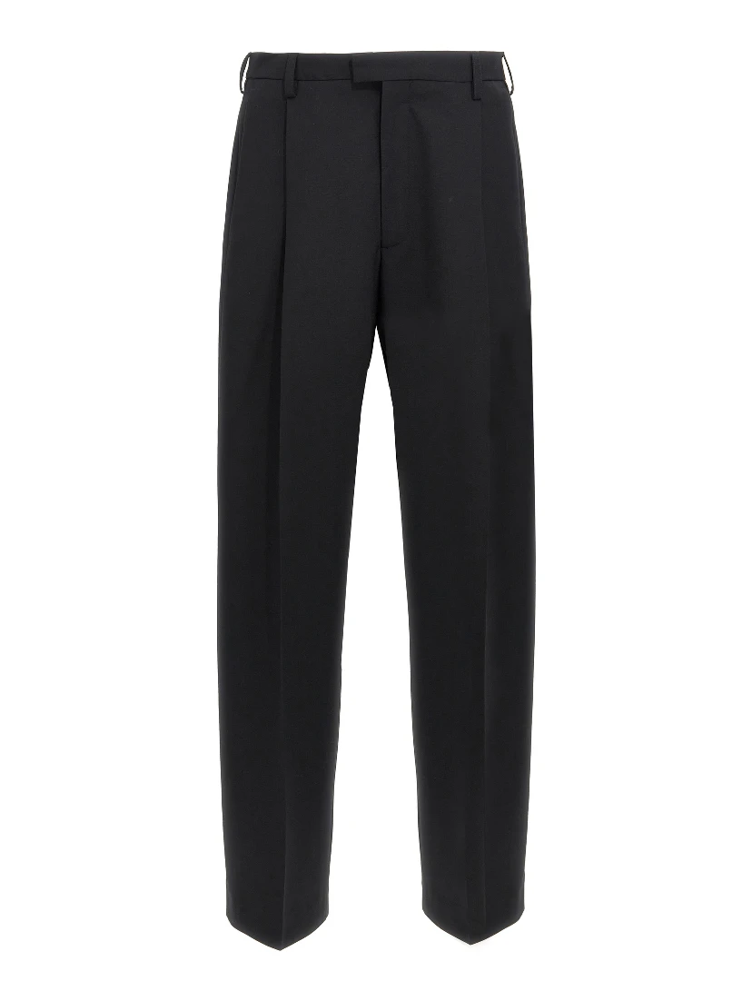 Black Polyester Dress Pants