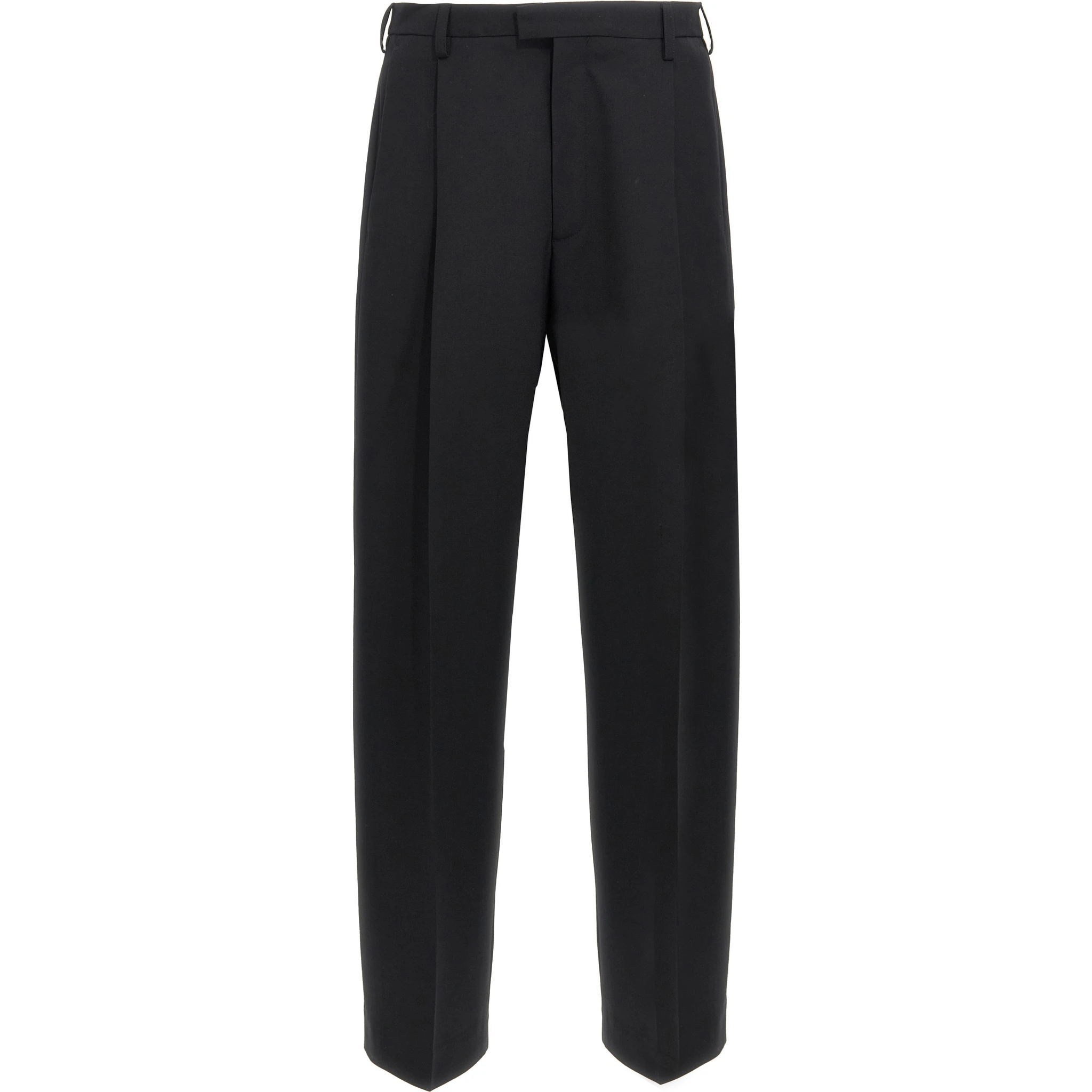 Black Polyester Dress Pants