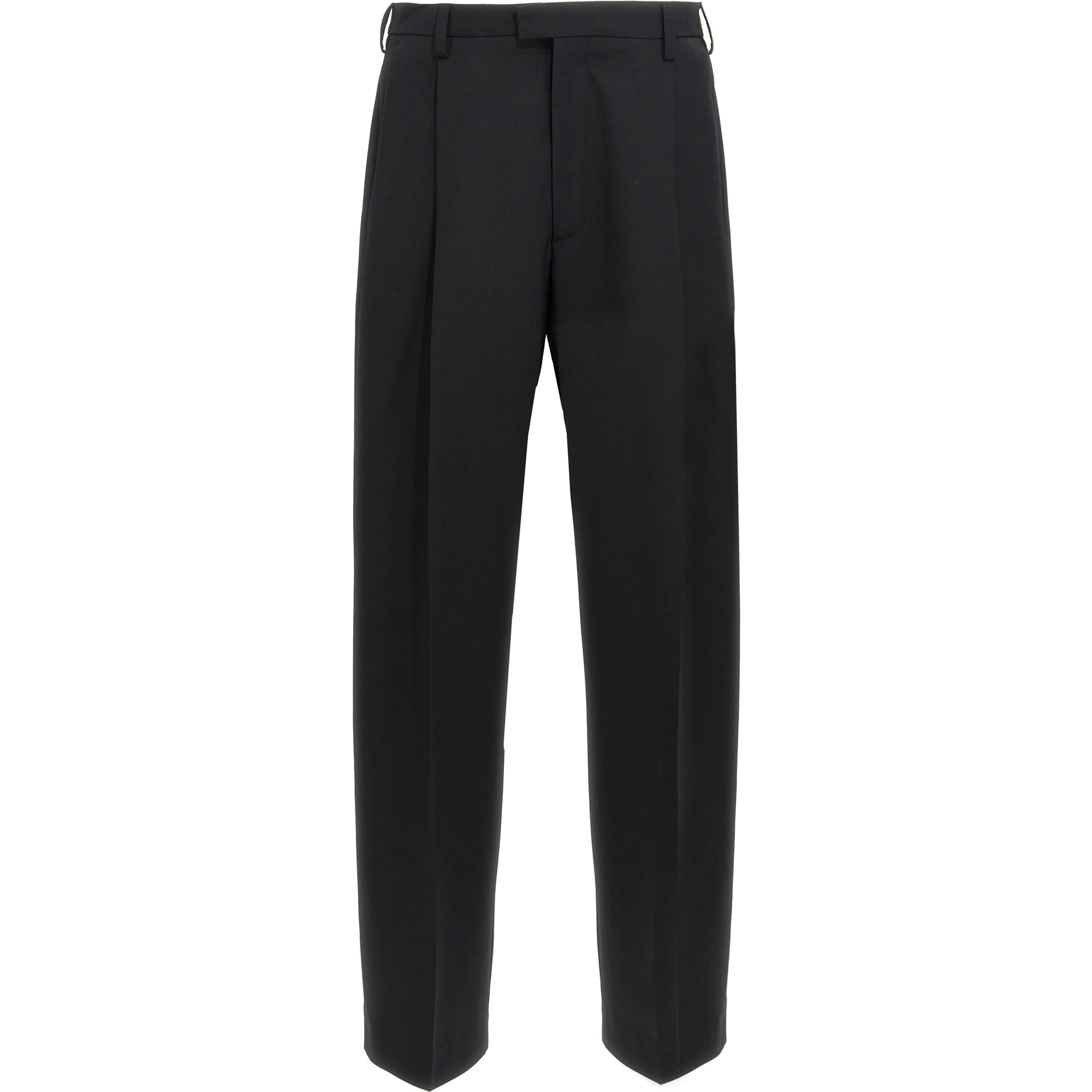 Black Polyester Dress Pants