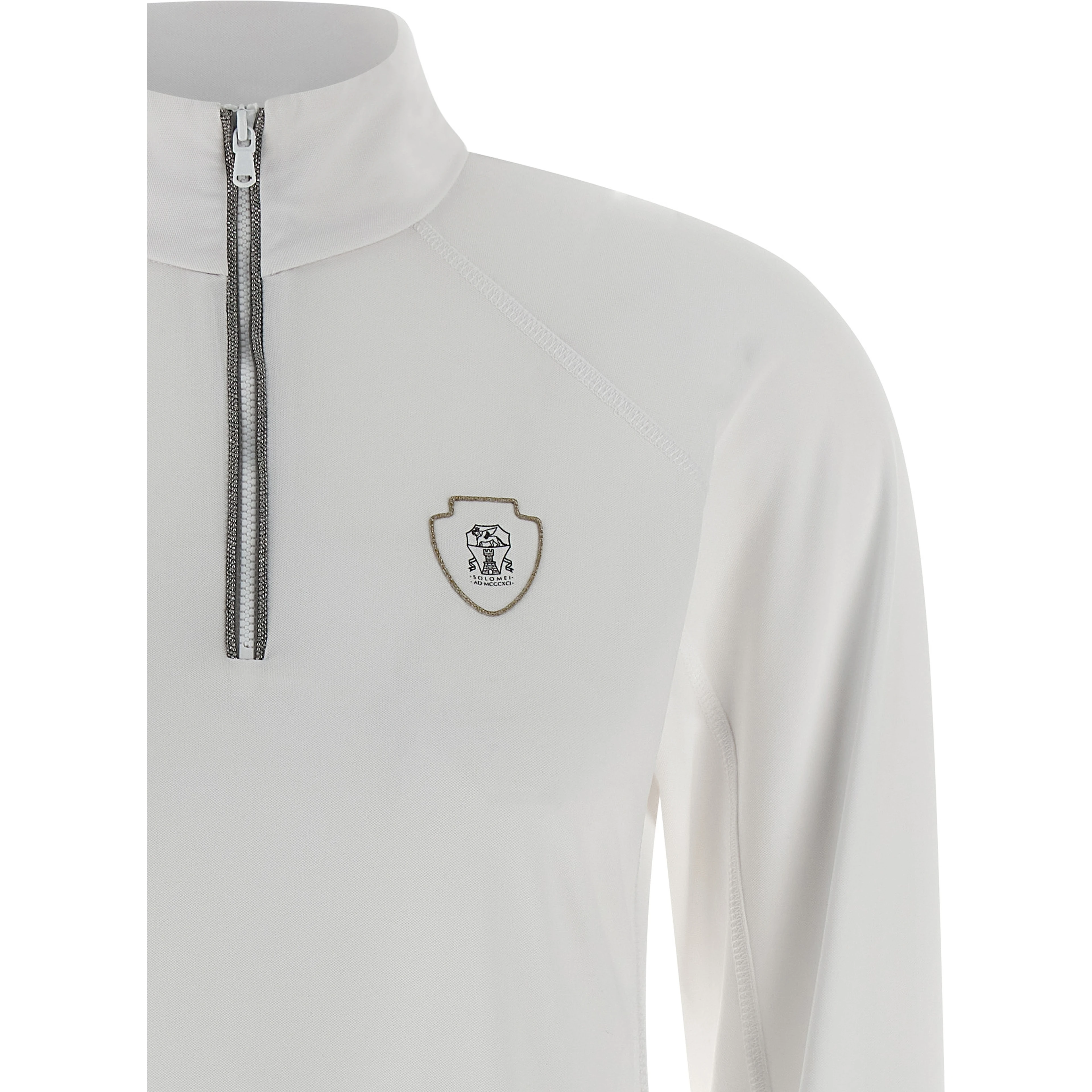 White Polyamide Cardigan