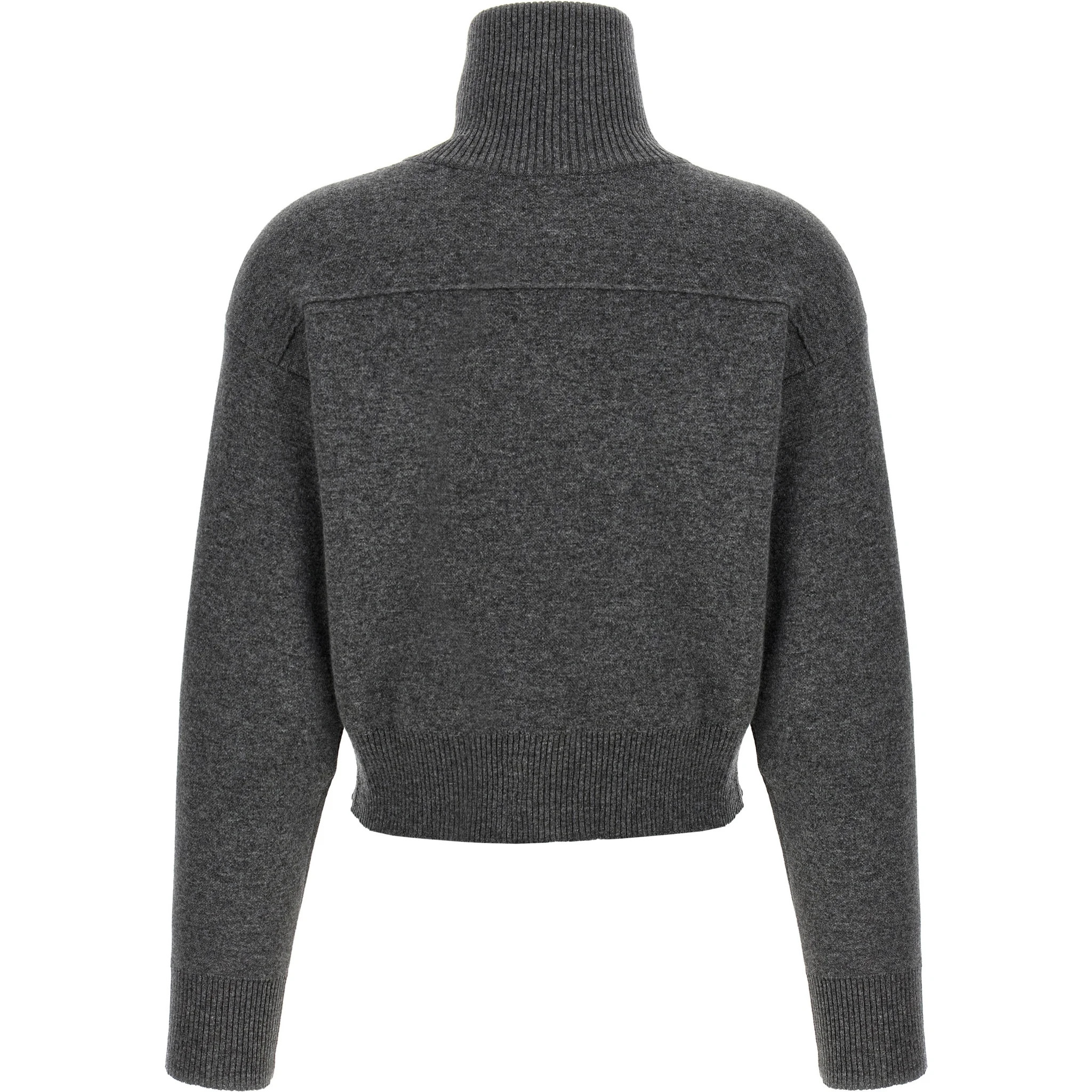 Gray Cashmere Cardigan