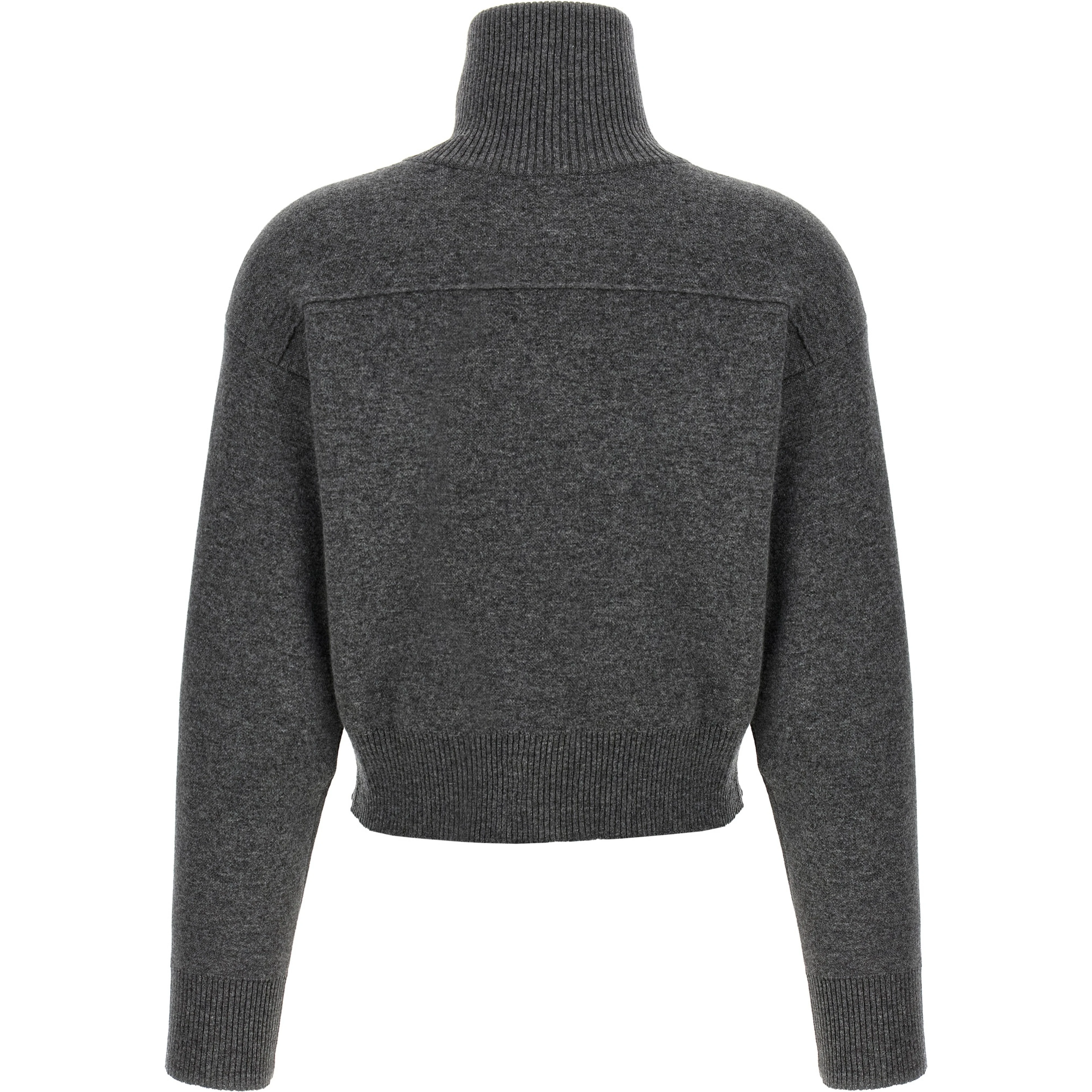 Gray Cashmere Cardigan