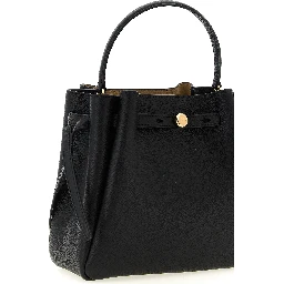 Black Cowhide Handbag