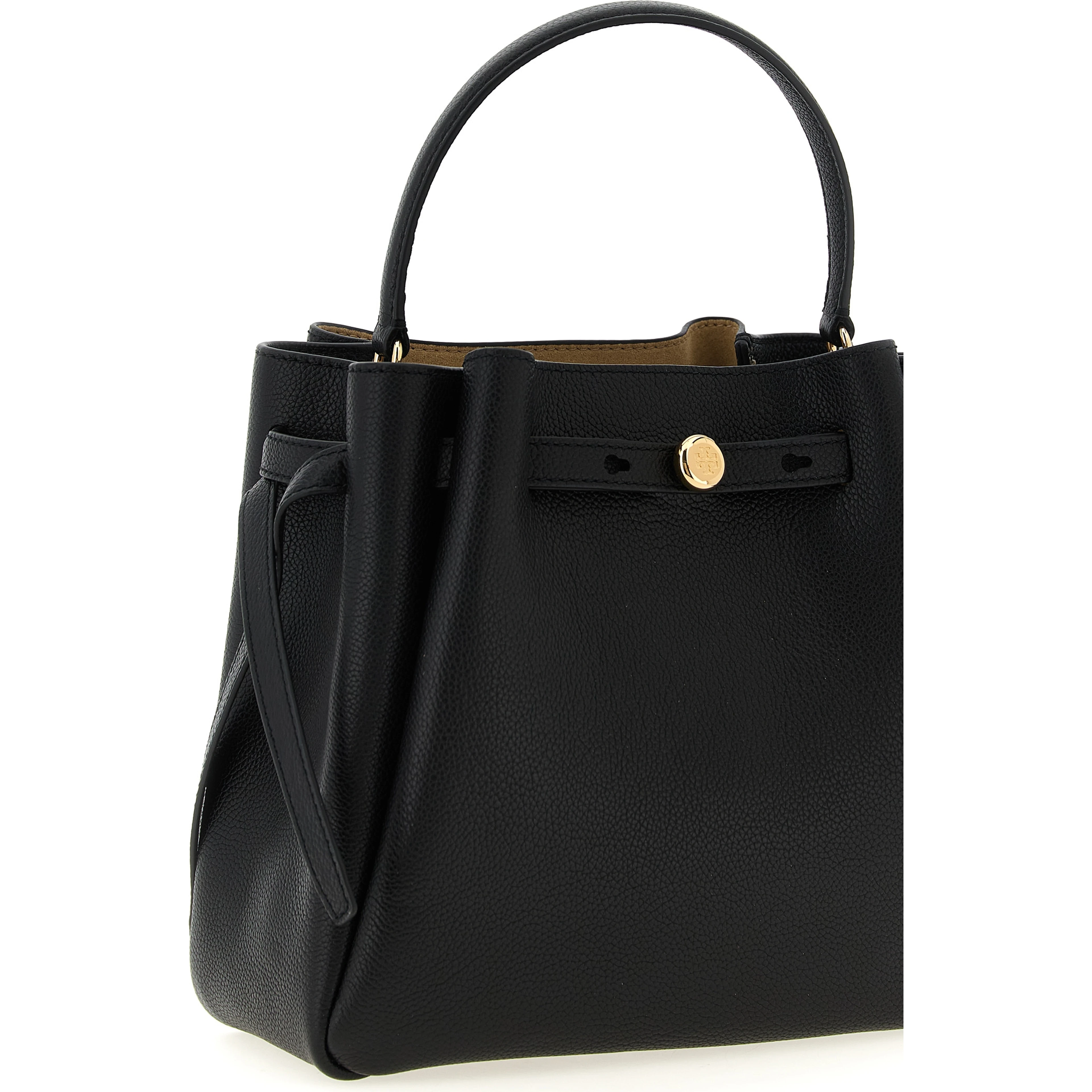 Black Cowhide Handbag