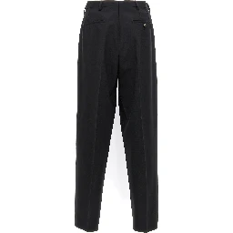 Black Polyester Dress Pants
