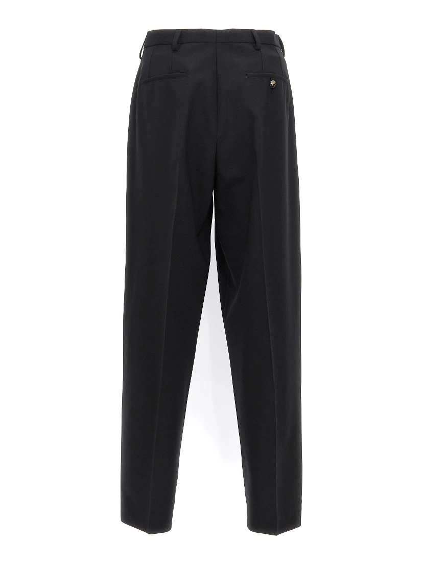 Black Polyester Dress Pants
