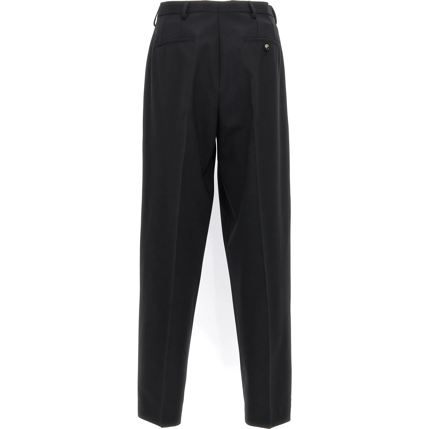Black Polyester Dress Pants