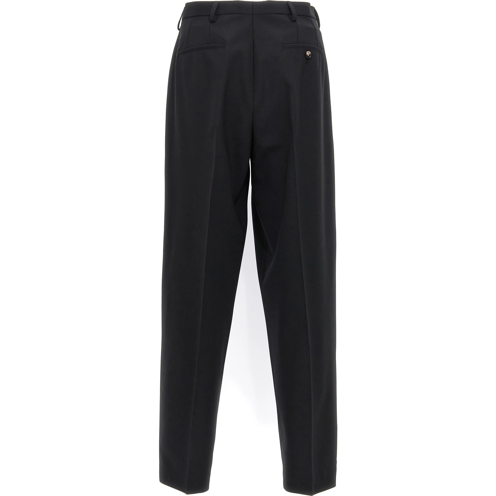 Black Polyester Dress Pants