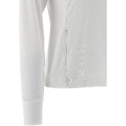 White Polyamide Cardigan