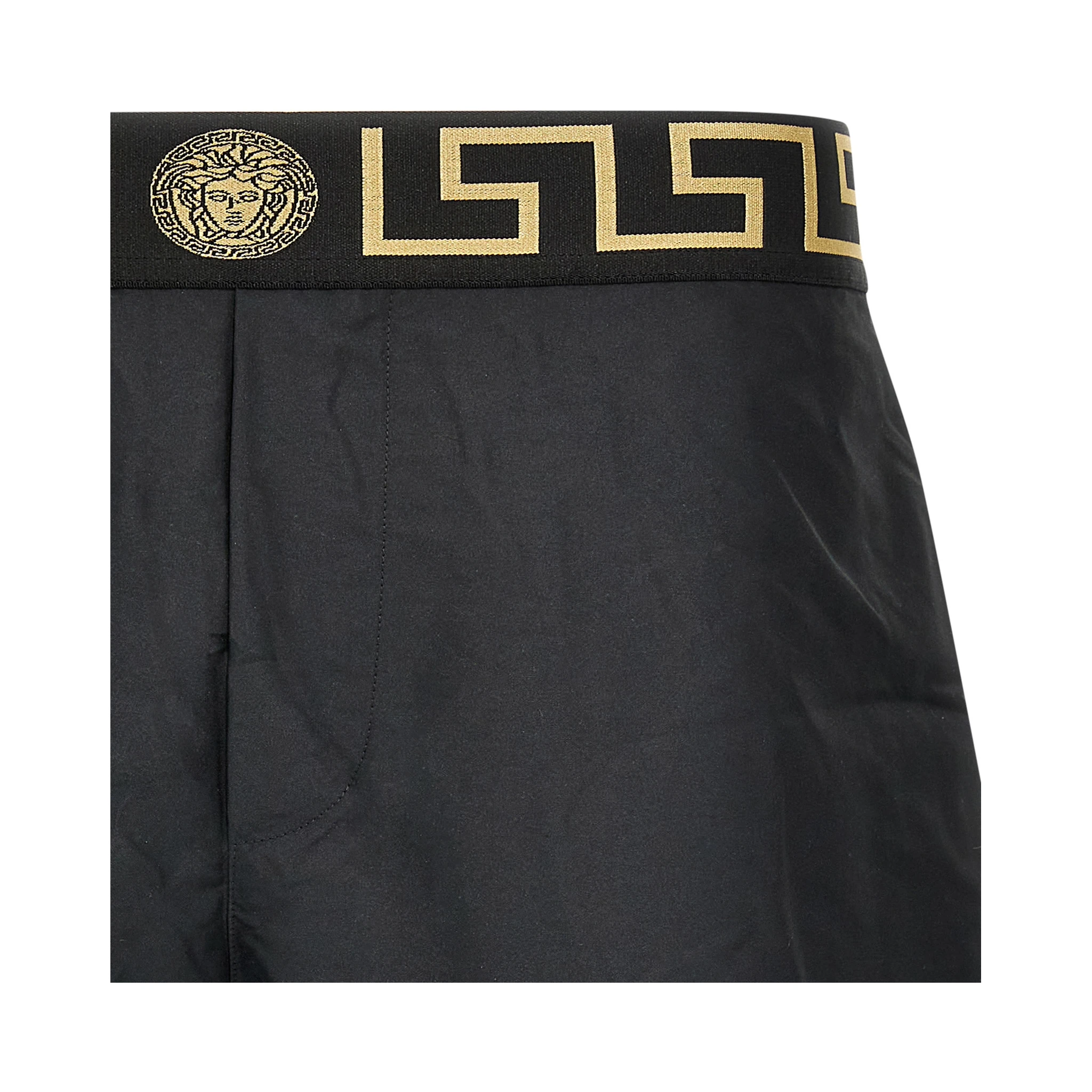 Multicolor Polyester Swim Shorts
