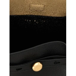 Black Cowhide Handbag