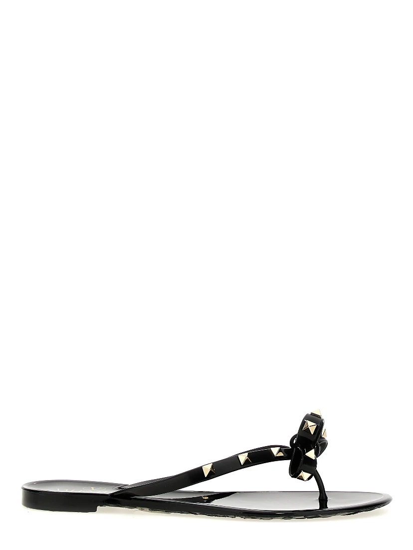 Black PVC Slides