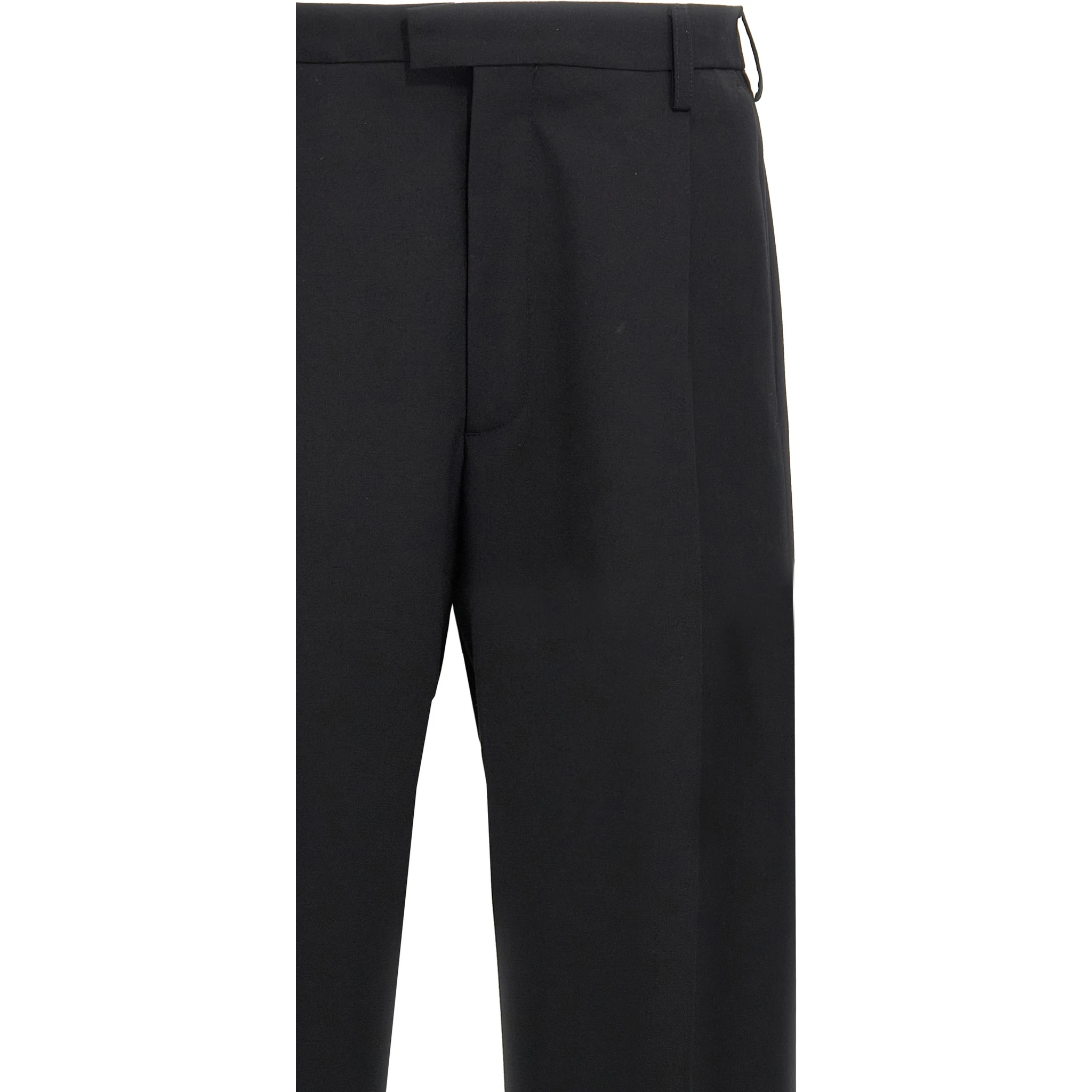 Black Polyester Dress Pants